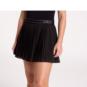 NWT CALIA by CarrieBlack Mesh Pleated Tennis Golf Skort Sz XL $88